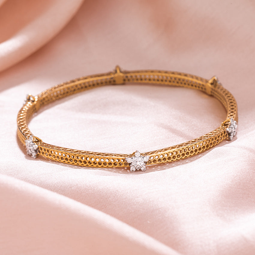 Celeste Mesh Diamond Bangle