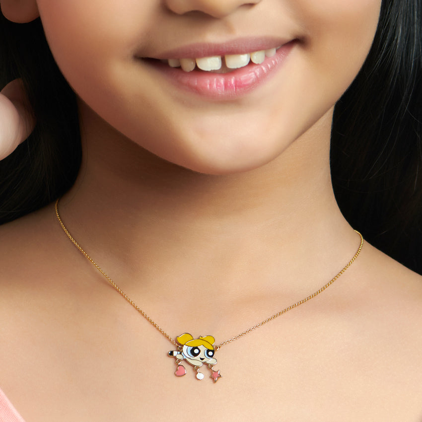 Charming Bubbles Kids' Gold Necklace