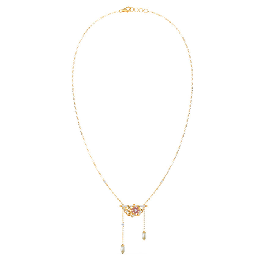 Petals of Poise Pearl Necklace