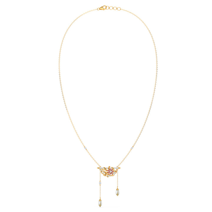 Petals of Poise Pearl Necklace