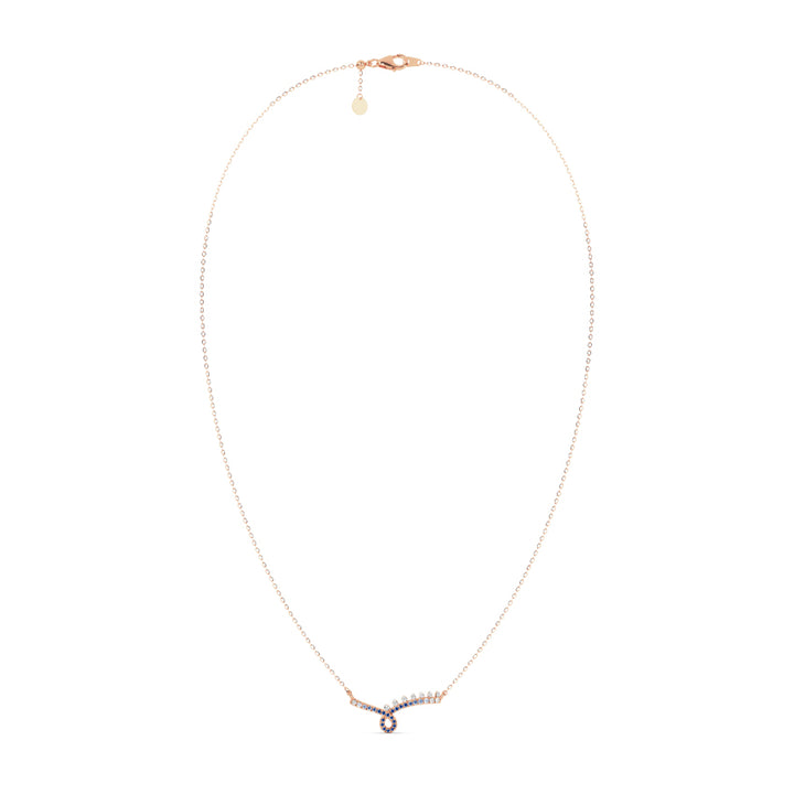 Subdued Shine Gemstone Necklace