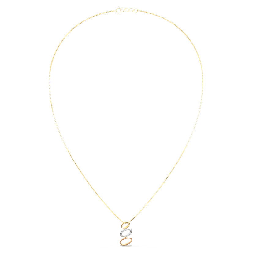 Audrey Oval Diamond Necklace