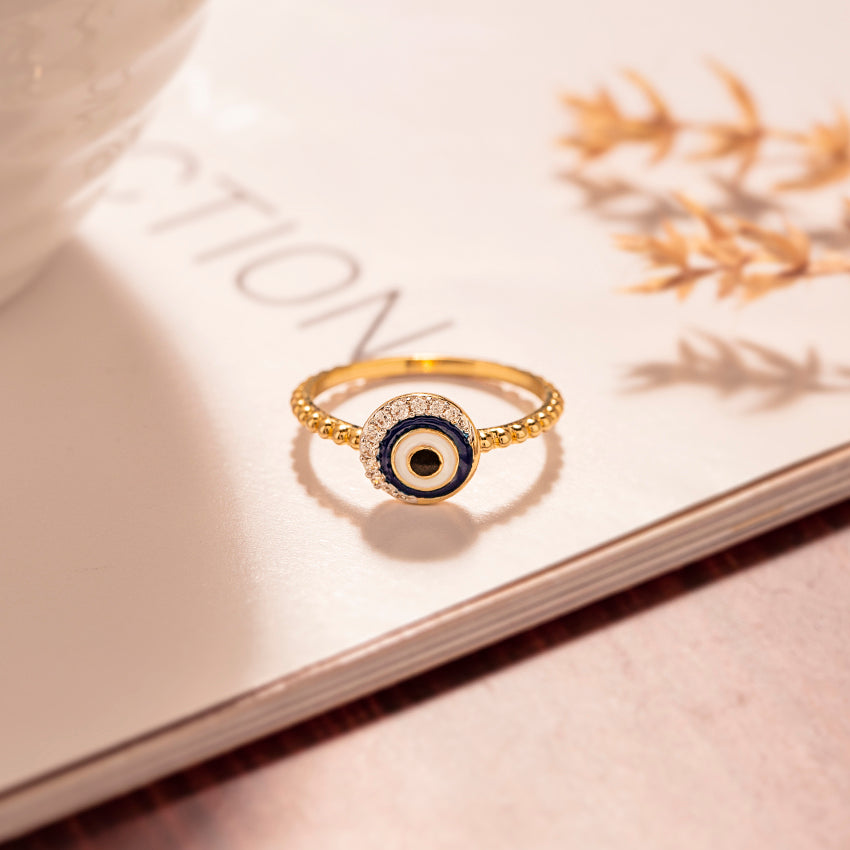 Aurora Evil Eye Diamond Ring