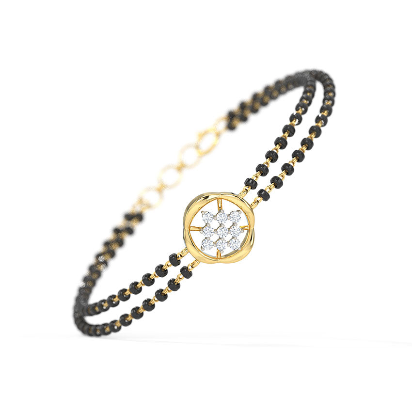Viha Diamond Mangalsutra Bracelet
