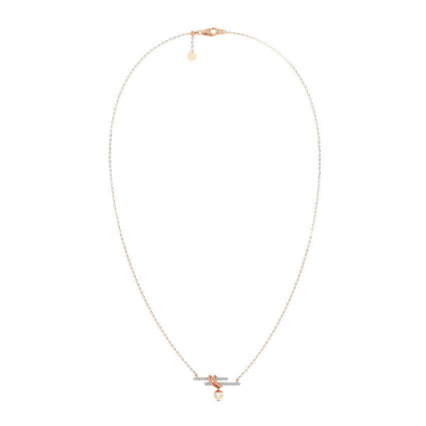 Serene Line Gemstone Necklace