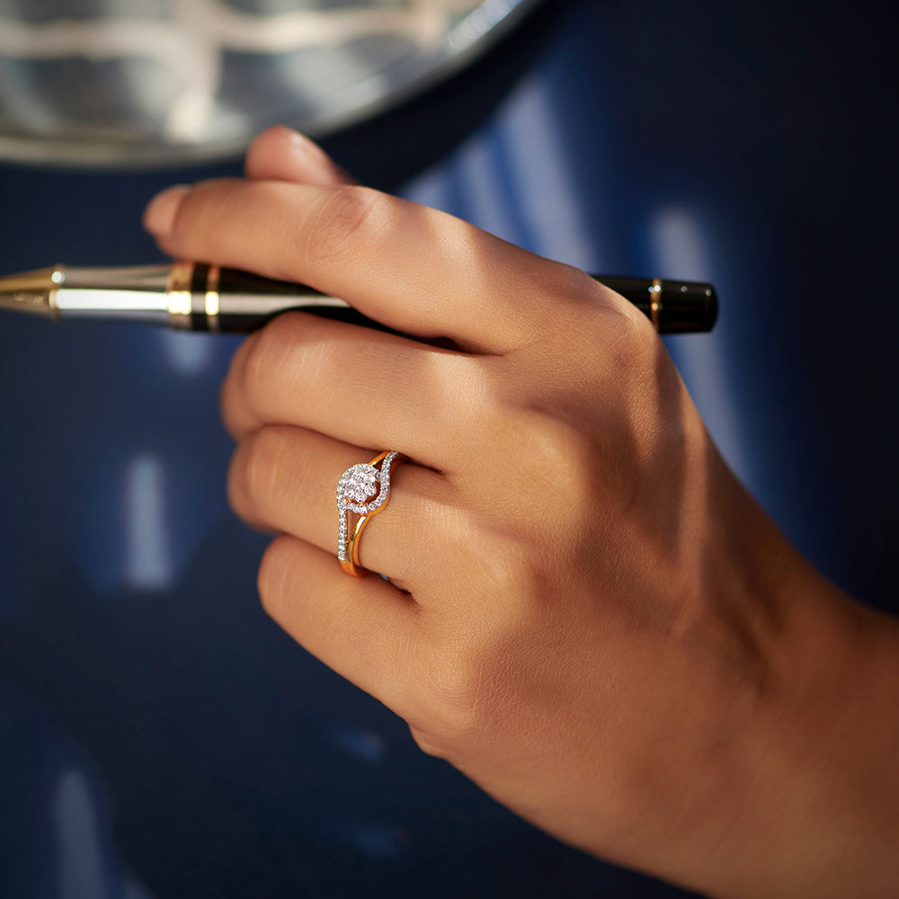 Celestial Bloom Diamond Ring