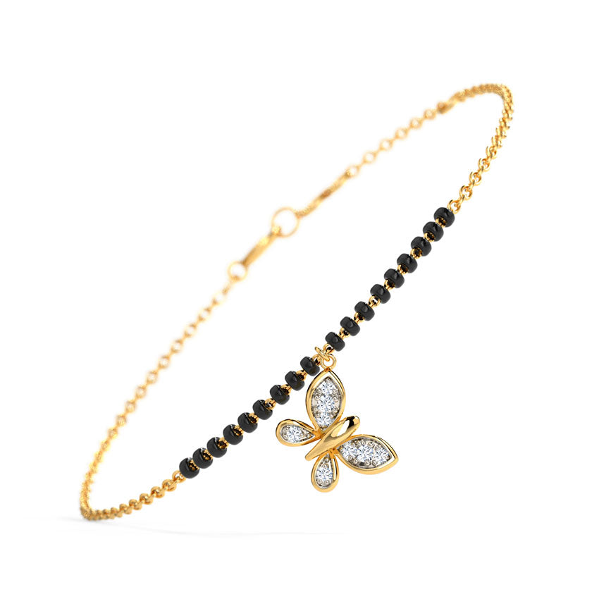 Noor Diamond Mangalsutra Bracelet