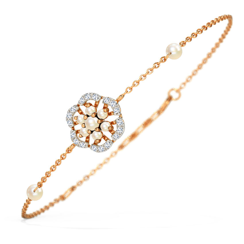 Elara Flora Pearl Bracelet