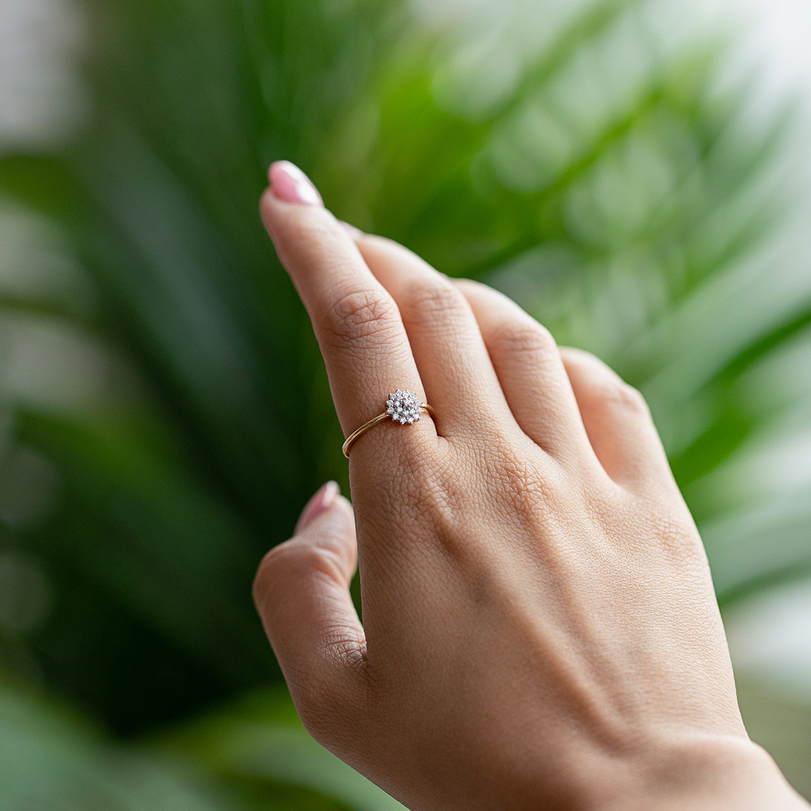 Aurora Glow Diamond Ring