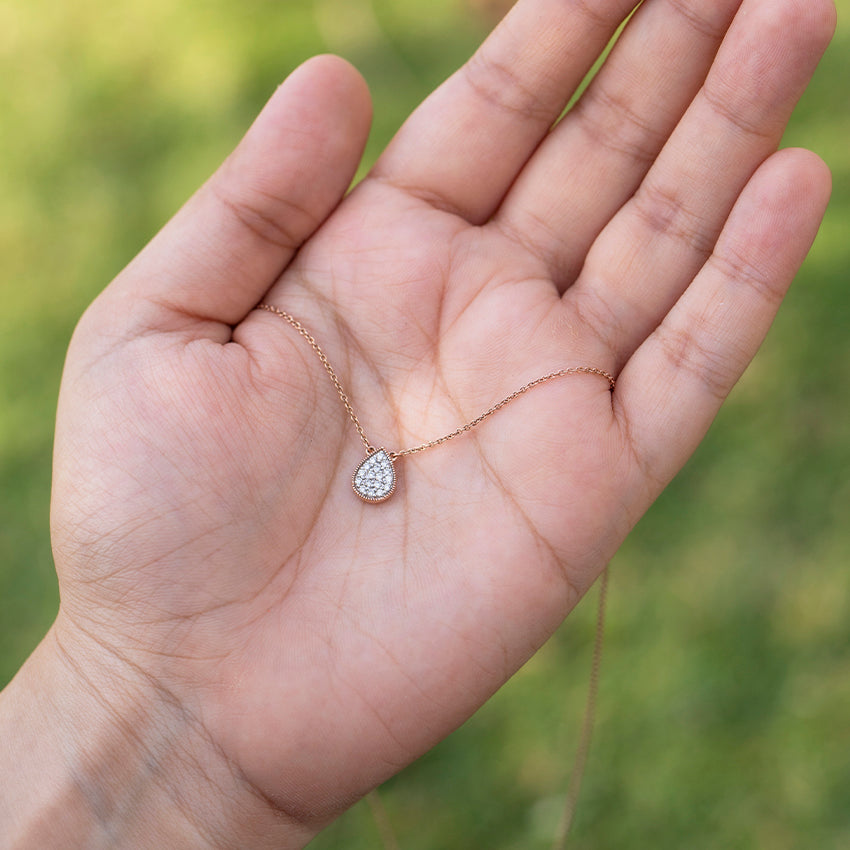 Classic Pear Diamond Necklace