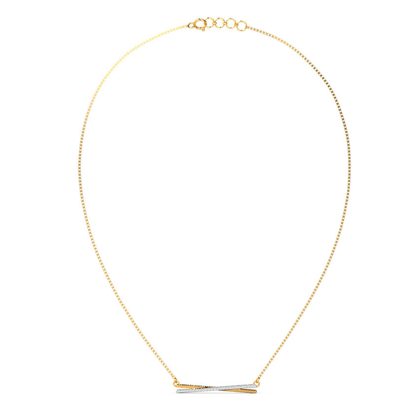 Amore Bar Diamond Necklace