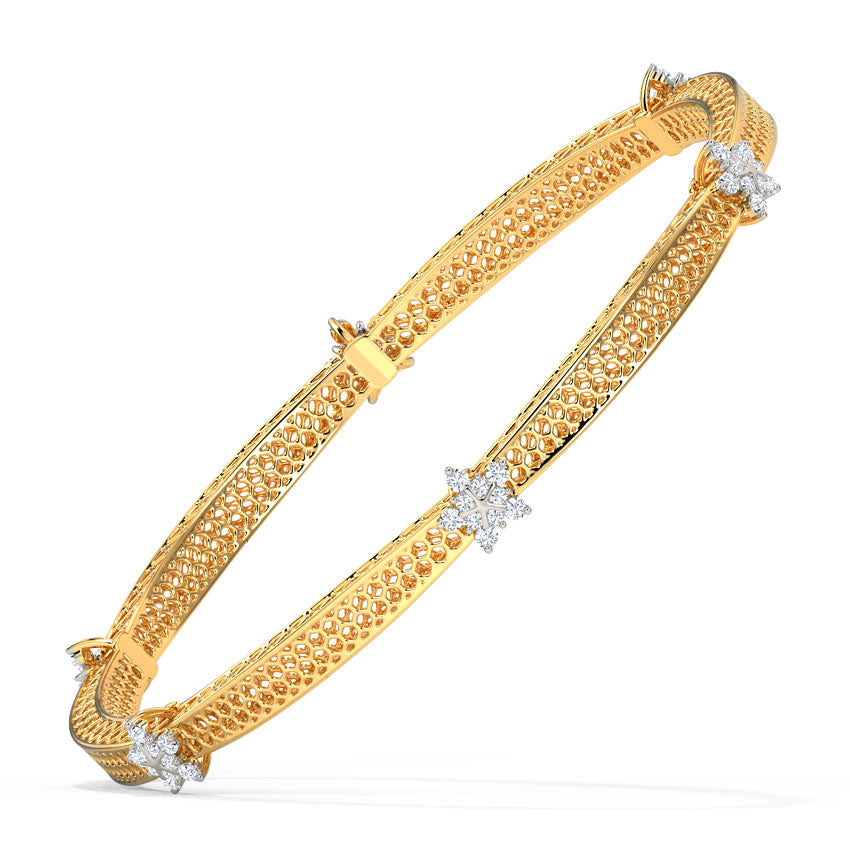 Celeste Mesh Diamond Bangle