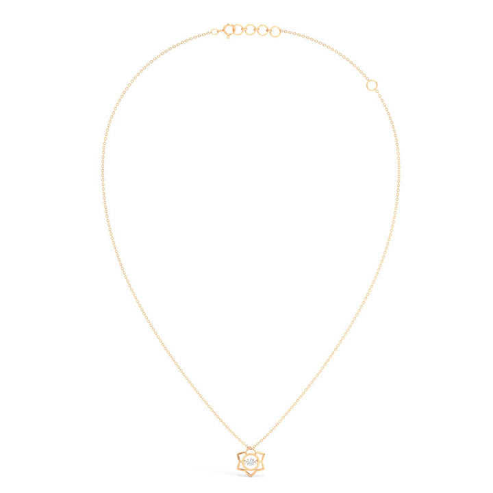 Lily Heartbeat Diamond Necklace
