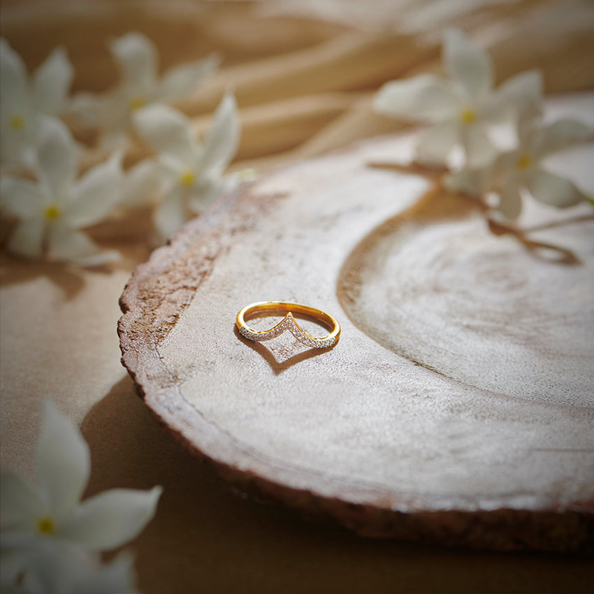 Vertex Glow Stackable Diamond Ring