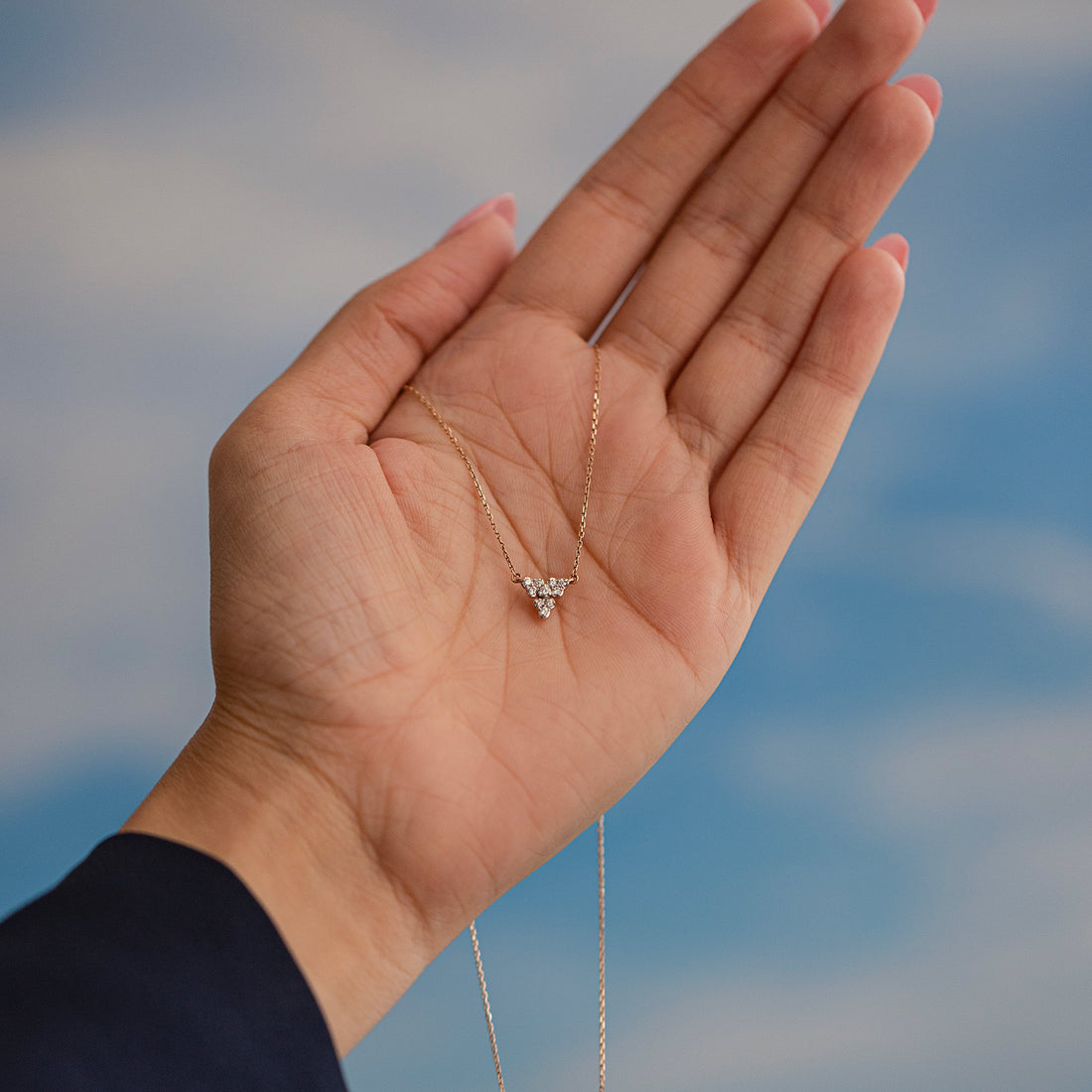 Trillium Diamond Necklace