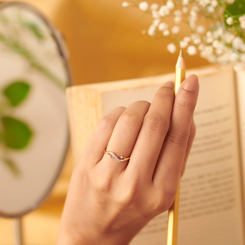 Luminous Embrace Diamond Ring