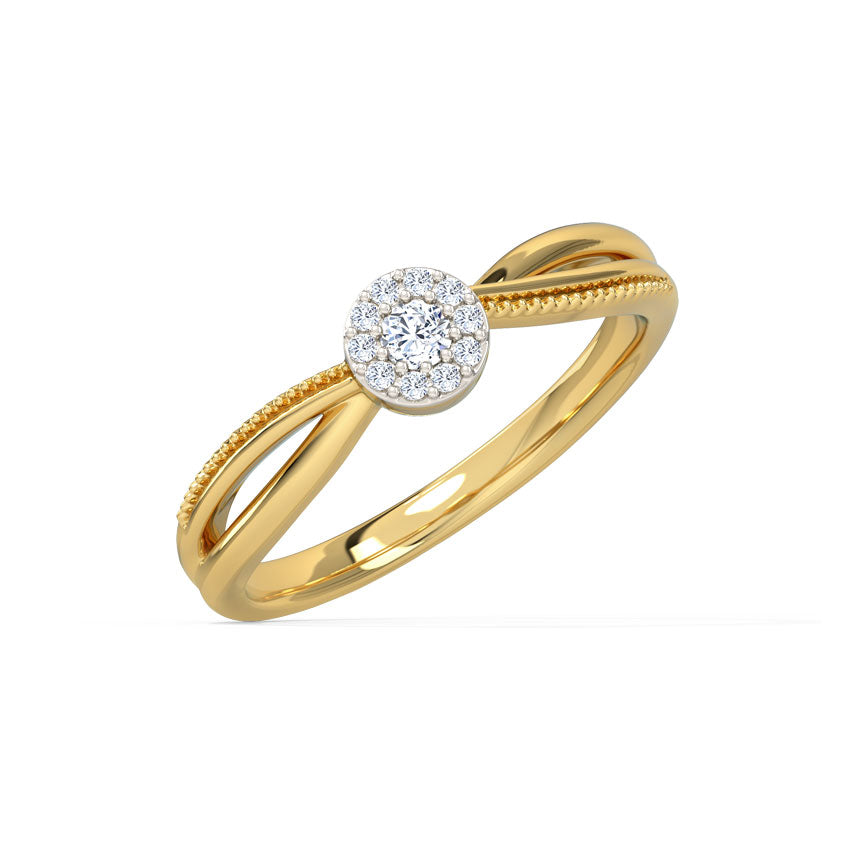 Twisting Brilliance Diamond Ring