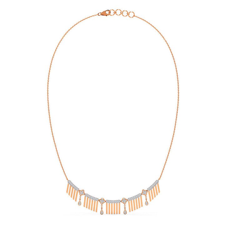 Linea Fringe Diamond Necklace