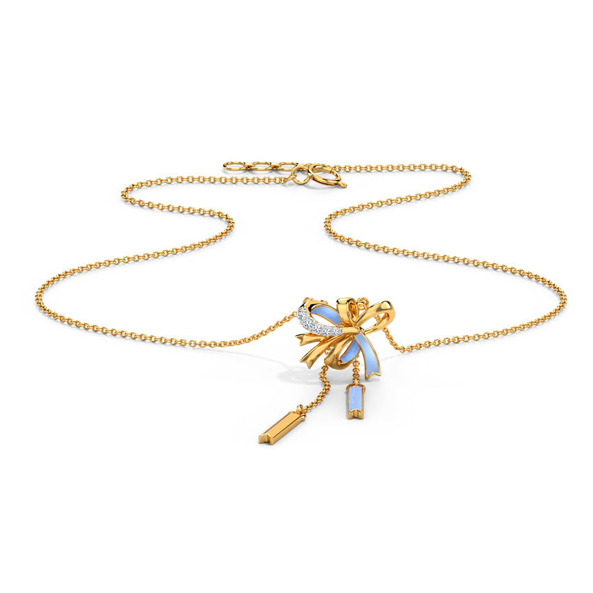 Tassel Dazzle Diamond Necklace