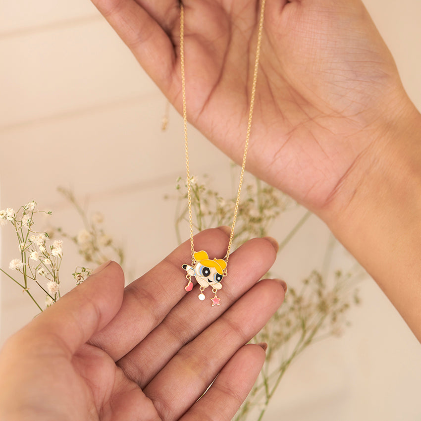 Charming Bubbles Kids' Gold Necklace