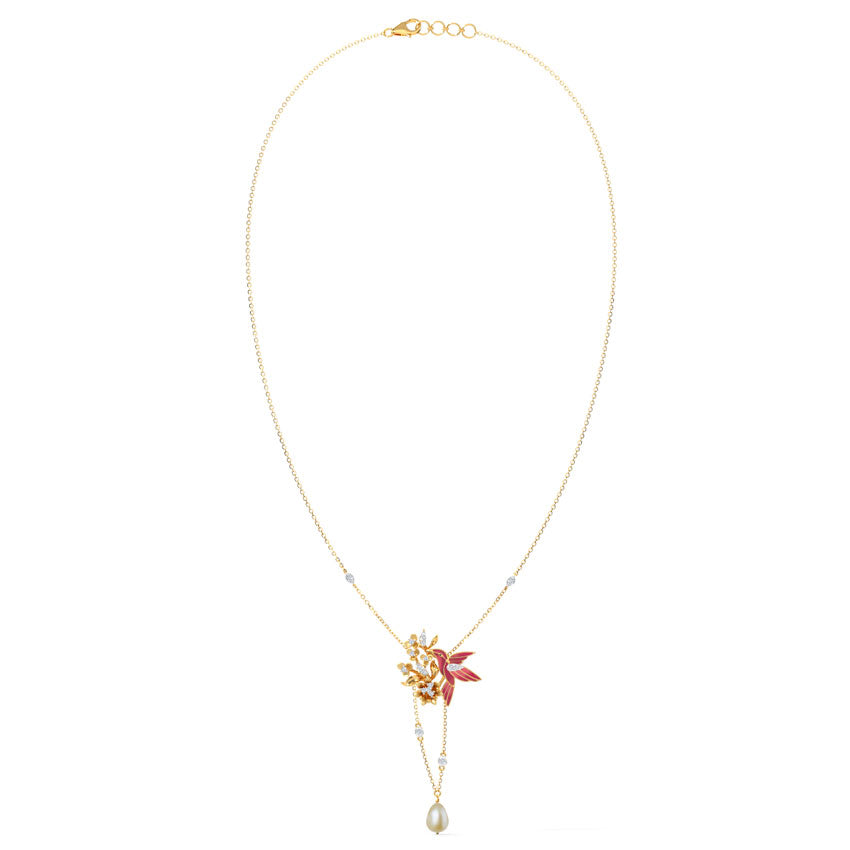 Glorious Wings Diamond Necklace