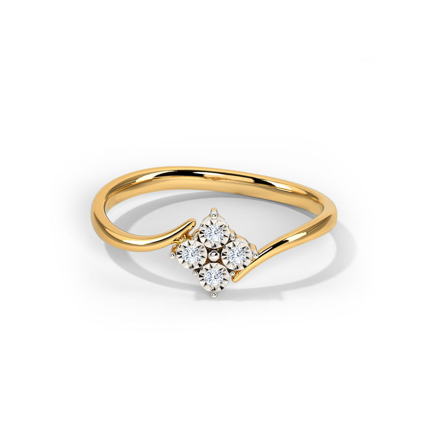 Ethereal Quad Miracle Diamond Ring