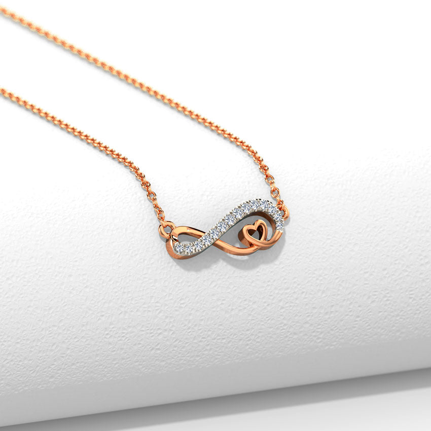 Amoura Infinity Diamond Necklace