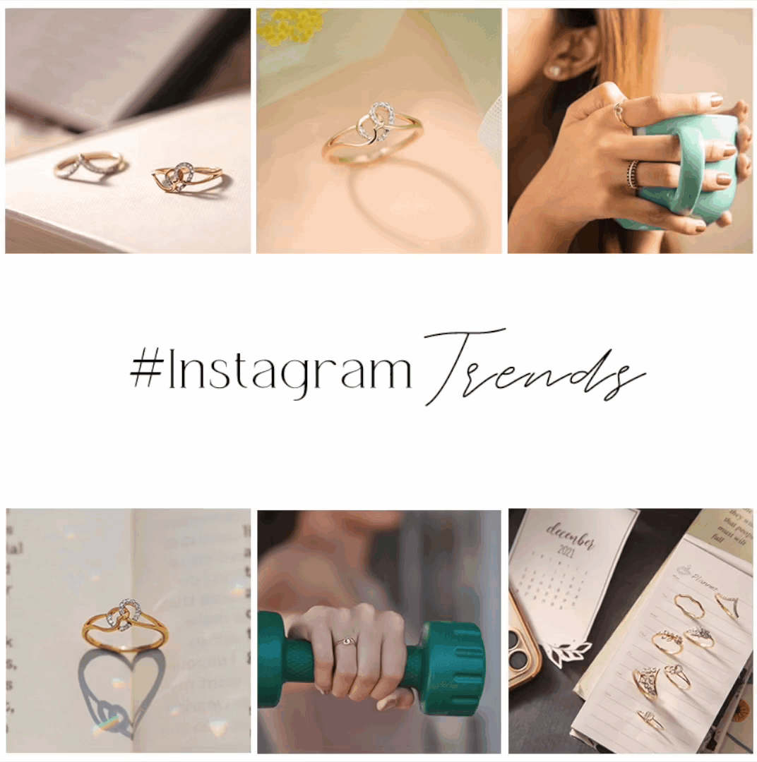 Classic Leaves Diamond Ring