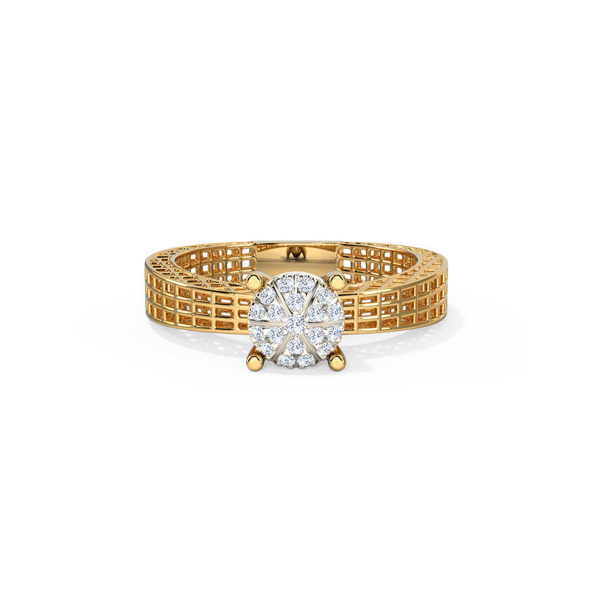 Lattice Spark Diamond Ring