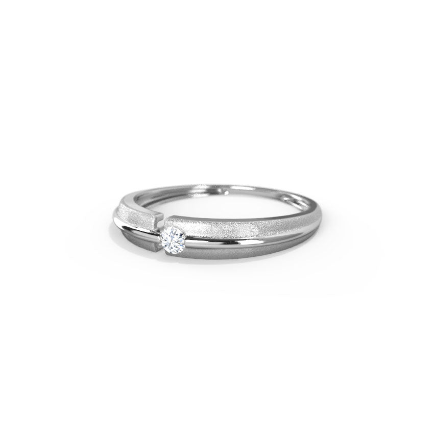 Titan Edge Platinum Ring