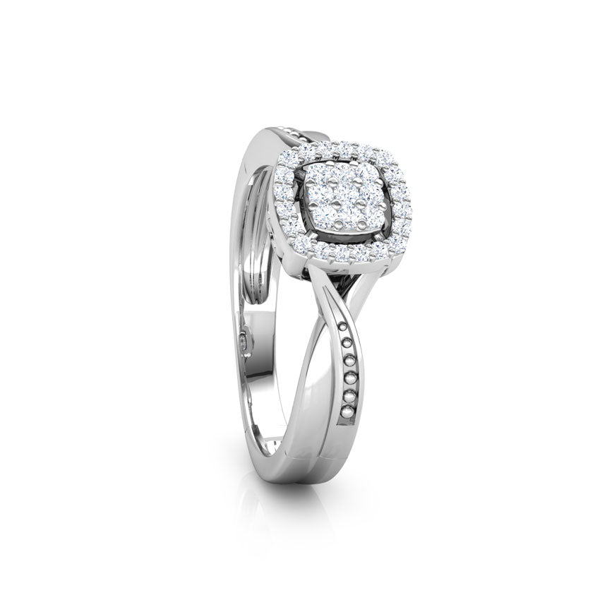 Radiant Quartet Diamond Ring