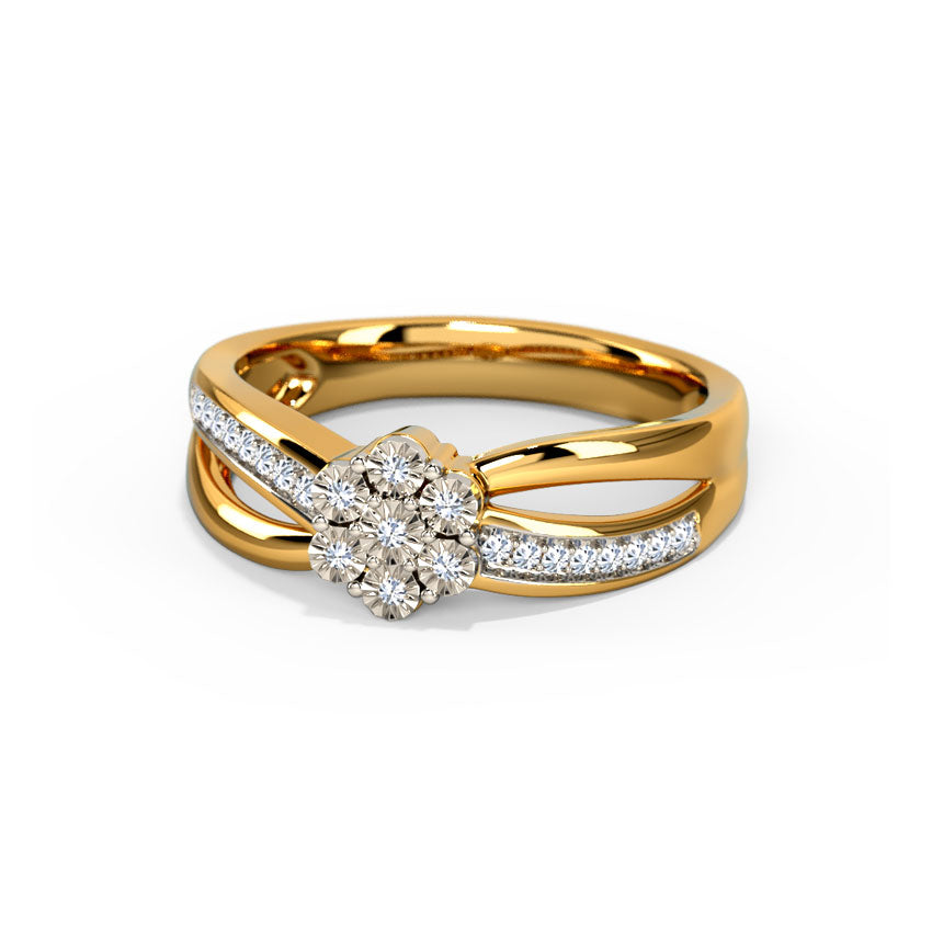 Cluster Miracle Plate Ring