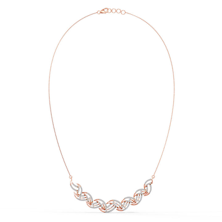 Ellie Wave Diamond Necklace