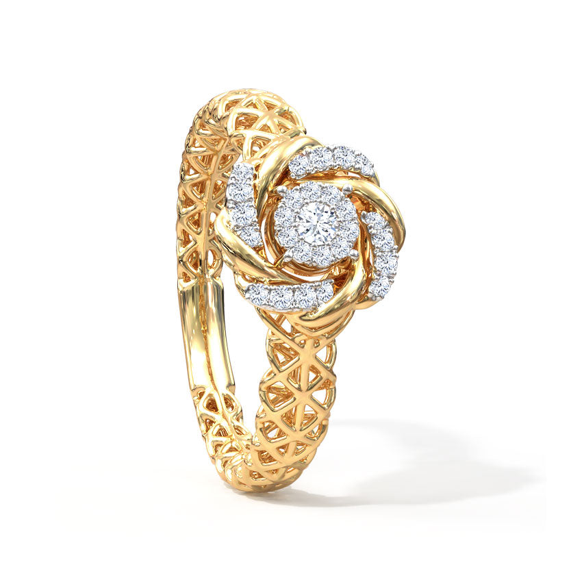 Twist Harmony Diamond Ring