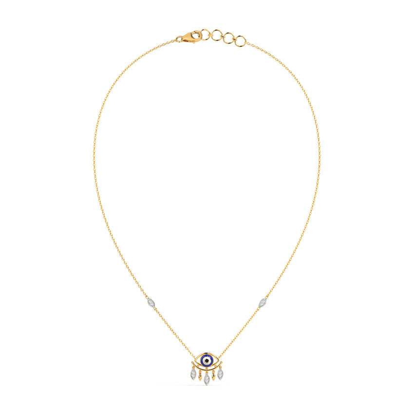 Divine Evil Eye Diamond Necklace