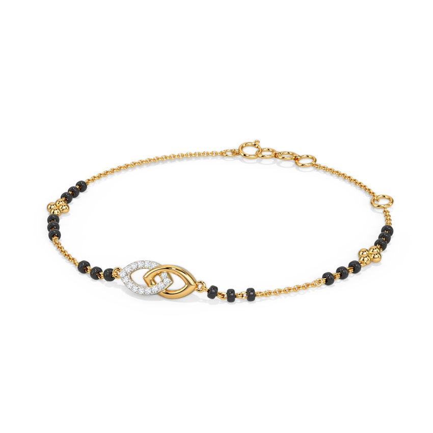 Tanira Diamond Mangalsutra Bracelet