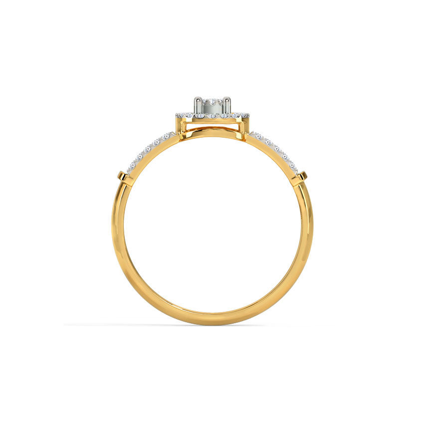 Celestial Halo Diamond Band