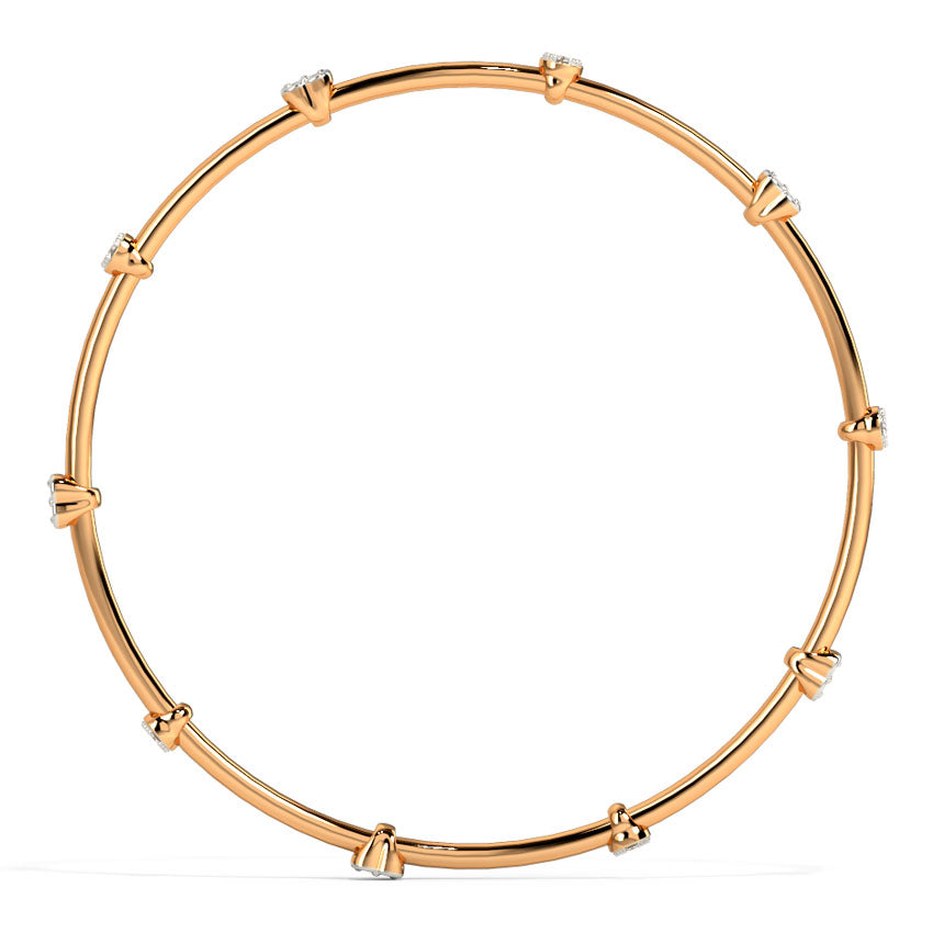 Rosetta Clover Diamond Bangle