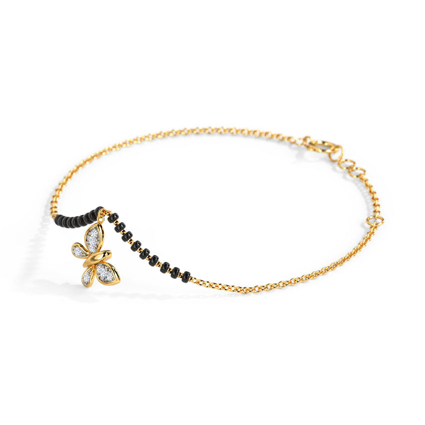 Noor Diamond Mangalsutra Bracelet