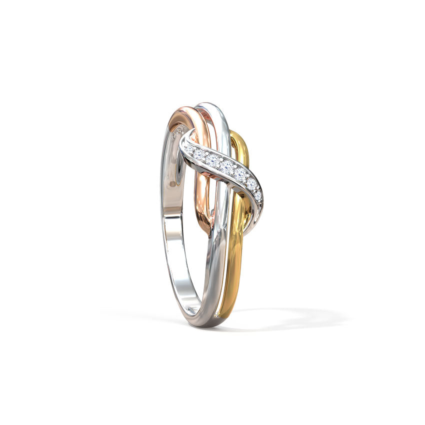 Nova Twist Infinity Diamond Ring