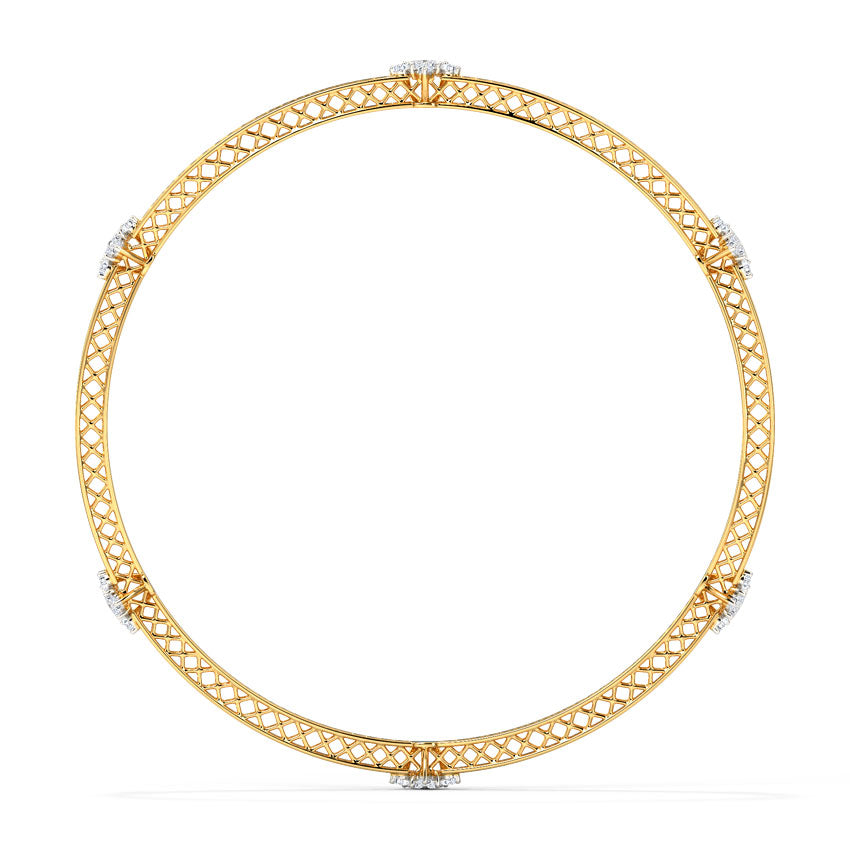 Celeste Mesh Diamond Bangle