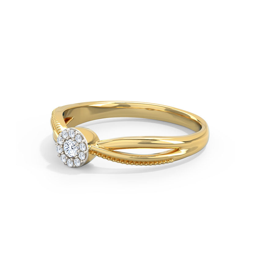 Twisting Brilliance Diamond Ring