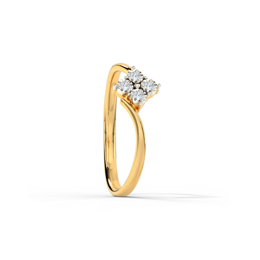Ethereal Quad Miracle Diamond Ring