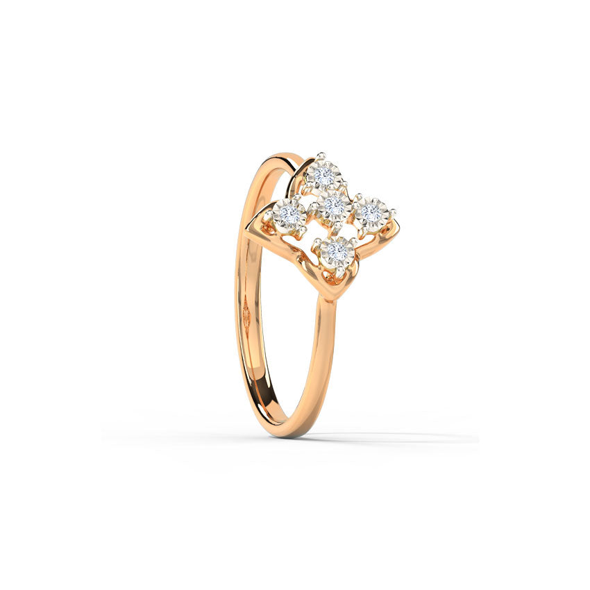 Rose Glow Diamond Ring