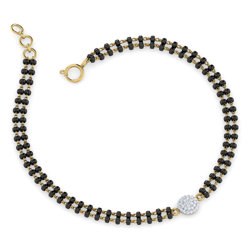 Riyana Diamond Mangalsutra Bracelet