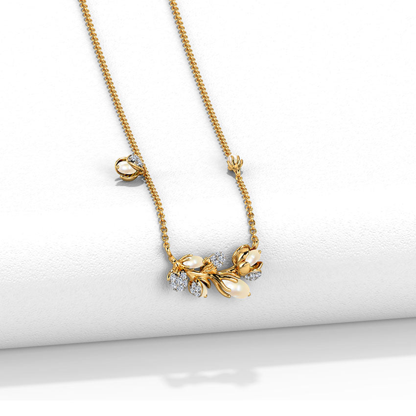 Pearly Twig Necklace