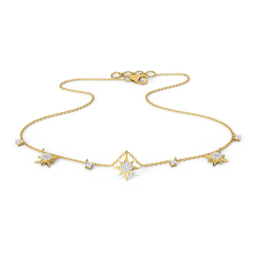 Twinkling Stars Fine Diamond Necklace