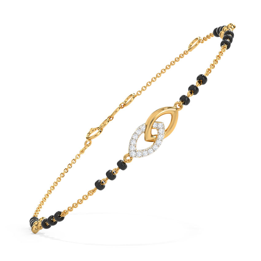 Tanira Diamond Mangalsutra Bracelet