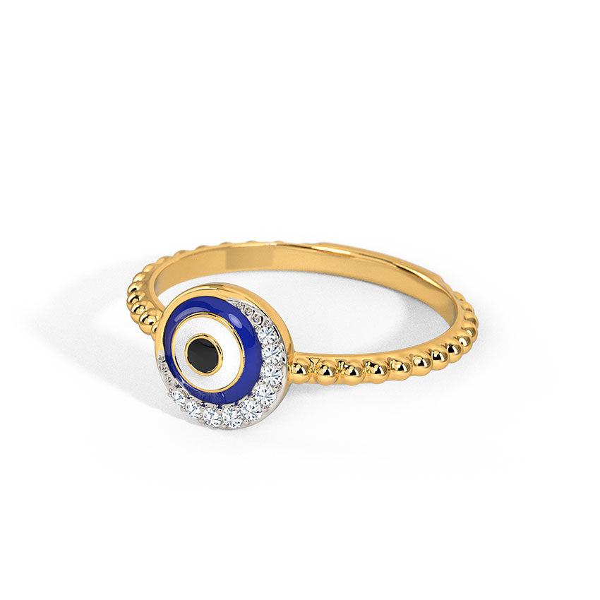 Aurora Evil Eye Diamond Ring
