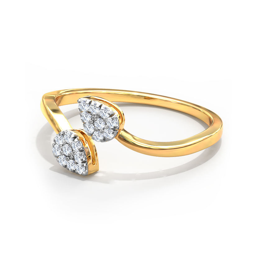 Graceful Vine Diamond Ring